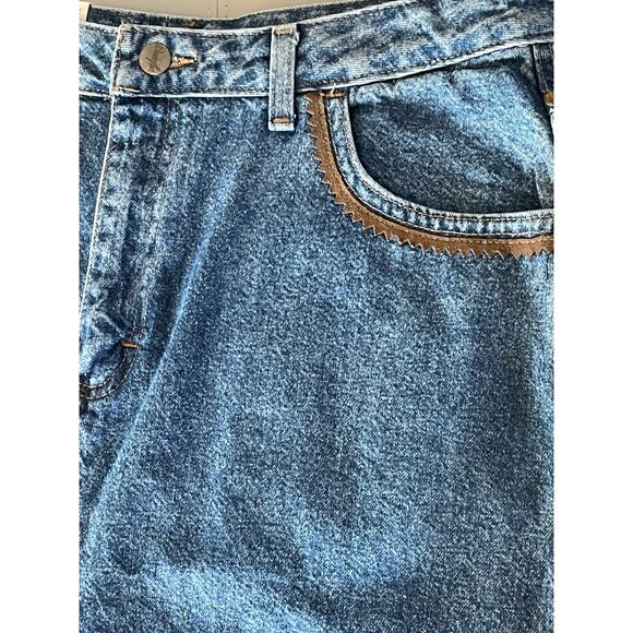 Wrangler Blue Denim Mini Skirt - Picture 3 of 8
